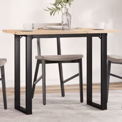 Profitez chaque jour d'un repas parfait en famille ou entre amis autour de cette table à manger ! Matériau durable : le bois  ...