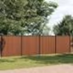 vidaXL Panneau de clôture marron 1564x186 cm WPC