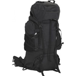 vidaXL Sac à dos de randonnée noir 100 L tissu oxford