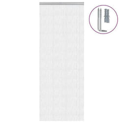 vidaXL Moustiquaire de porte à chaîne 80x221 cm aluminium rideau anti-mouches de porte moustiquaire de porte 4010010