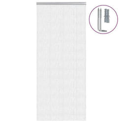 vidaXL Moustiquaire de porte à chaîne 90x200 cm aluminium rideau anti-mouches de porte moustiquaire de porte 4010011