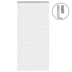 vidaXL Moustiquaire de porte à chaîne 100x226 cm aluminium 4010016