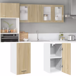 Cette armoire suspendue optimise l'espace de votre cuisine en offrant un grand espace de rangement pour vos effets personnels ...