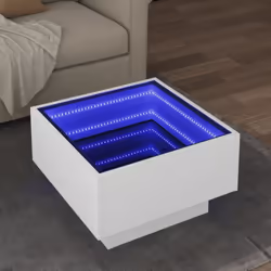 Cette table basse unique dotée d'un miroir à LED infini est adaptée à différents endroits. C'est une table indispensable dans ...