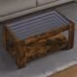 vidaXL Table basse avec LED chêne fumé 93x53x45 cm bois d'ingénierie