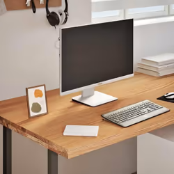 Ce dessus de bureau en bois est idéal pour rafraîchir vos bureaux tout en y apportant une ambiance naturelle. Matériau robust ...