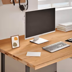Ce dessus de bureau en bois est idéal pour rafraîchir vos bureaux tout en y apportant une ambiance naturelle. Matériau robust ...
