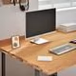 vidaXL Dessus de bureau marron clair bois chêne massif rectangulaire