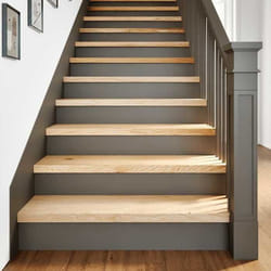 vidaXL Marches descalier 4 pcs non traité 90x25x2cm bois chêne massif 3282895