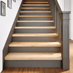 vidaXL Marches descalier 8pcs non traité 100x30x2cm bois chêne massif 3282914