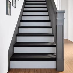 vidaXL Marches d'escalier 16 pcs marron foncé 80x25x2 cm chêne massif