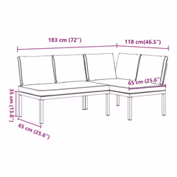 VidaXL 3283686 ensemble de meubles de jardin - Vue supplémentaire 7