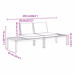 VidaXL 3283705 ensemble de meubles de jardin - Vue supplémentaire 6