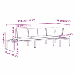 VidaXL 3283707 ensemble de meubles de jardin - Vue supplémentaire 8