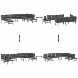 VidaXL 3283728 ensemble de meubles de jardin - Vue supplémentaire 8