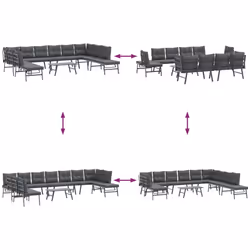 VidaXL 3283729 ensemble de meubles de jardin - Vue supplémentaire 8