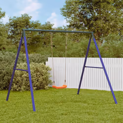 Transformez votre jardin en aire de jeux pour vos enfants avec cet ensemble de balançoire d'extérieur ! Cadre en métal très r ...