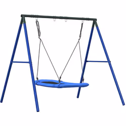 Transformez votre jardin en aire de jeux pour vos enfants avec cet ensemble de balançoire d'extérieur ! Cadre en métal très r ...