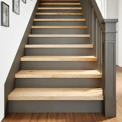 vidaXL Marches descalier 2 pcs non traité bois de chêne massif 3283774