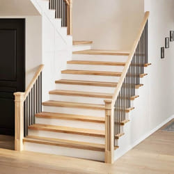 vidaXL Marches descalier 2 pcs non traité bois de chêne massif 3283782