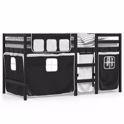 VidaXL 3283814, Noir, Blanc, Polyester, 80 x 200 mm, 1 pièce(s)