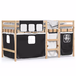 VidaXL 3283817, Noir, Blanc, Polyester, 90 x 200 mm, 1 pièce(s)