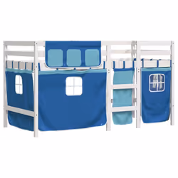 VidaXL 3283821 Lit pour enfant Bleu Polyester