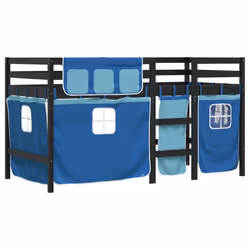 VidaXL 3283824 Lit pour enfant Bleu Polyester