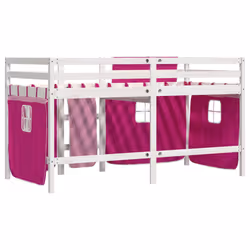 VidaXL 3283831 Lit pour enfant Rose Polyester - Vue supplémentaire 6