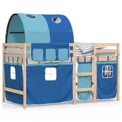 VidaXL 3283845 Lit pour enfant Bleu Polyester