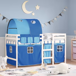 VidaXL 3283848 Lit pour enfant Bleu Polyester