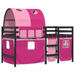 VidaXL 3283852 Lit pour enfant Rose Polyester