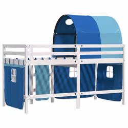 VidaXL 3283857 Lit pour enfant Bleu Polyester - Vue supplémentaire 6