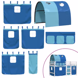 VidaXL 3283857 Lit pour enfant Bleu Polyester - Vue supplémentaire 7