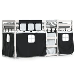 vidaXL Lit superposé sans matelas 90x200 cm bois de pin massif - 90 x 200 cm