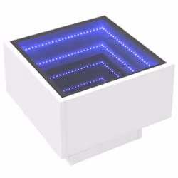 VidaXL 3284063 Table de nuit et table de chevet Blanc