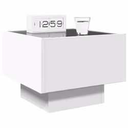 VidaXL 3284063 Table de nuit et table de chevet Blanc - Vue supplémentaire 5