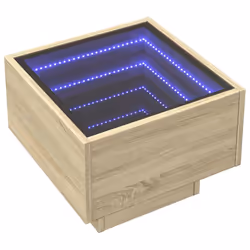 VidaXL 3284065 Table de nuit et table de chevet Chêne