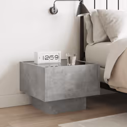 VidaXL 3284066 Table de nuit et table de chevet Couleur du béton - Vue supplémentaire 4