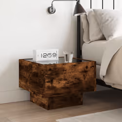 VidaXL 3284067 Table de nuit et table de chevet Chêne - Vue supplémentaire 4