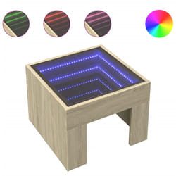 VidaXL 3284072 Table de nuit et table de chevet Chêne