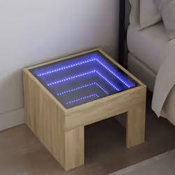 VidaXL 3284072 Table de nuit et table de chevet Chêne