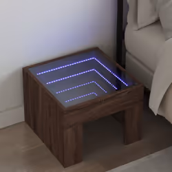 VidaXL 3284076 Table de nuit et table de chevet Chêne