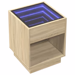 VidaXL 3284079 Table de nuit et table de chevet Chêne