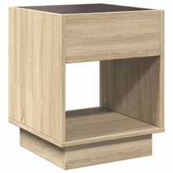 VidaXL 3284079 Table de nuit et table de chevet Chêne - Vue supplémentaire 8