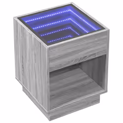 VidaXL 3284082 Table de nuit et table de chevet Chêne