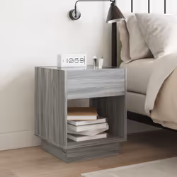 VidaXL 3284082 Table de nuit et table de chevet Chêne - Vue supplémentaire 4