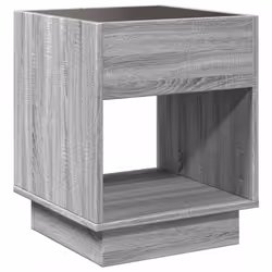 VidaXL 3284082 Table de nuit et table de chevet Chêne - Vue supplémentaire 8