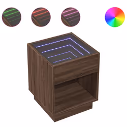 VidaXL 3284083, Chêne, Verre, Bois, 40 kg, 400 mm, 400 mm, 500 mm