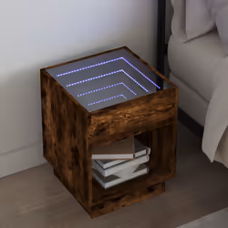 VidaXL 3284088 Table de nuit et table de chevet Chêne